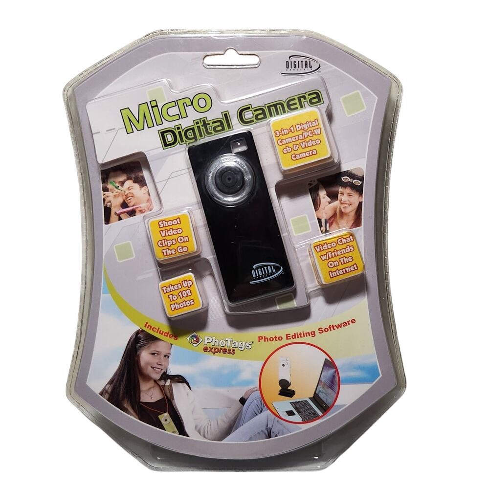 Digital Concepts Micro Digital Camera 2006 Brand New Sealed